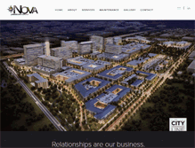 Tablet Screenshot of novalandscapegroup.com